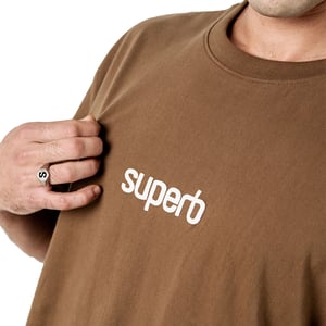 Men's Oversized Cotton Short Sleeve T-Shirt Little Core Puffy SPRB3500