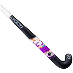 Brabo g-force pure 20 black/purple hockeystick composite jongens -