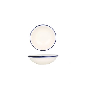 Bonna Serveerschaal linea blue porselein 13 cm (220cc) set van 2