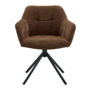 Multifurn 2x eetkamerstoel jesse stof choco