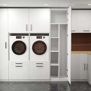 Wasophoogte Verticale indeling zijkast module z3 pure wit