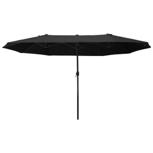 4goodz Duo-parasol 460x270 cm brede xl parasol zwart