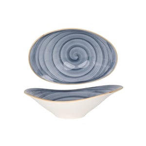 Bonna Serveerschaal aura dusk porselein 27 cm (750cc) set van 2