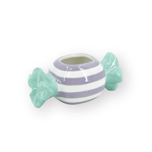 House Vitamin Pot planter toffee candy dolomite mint/lilac 16.8x8x8 cm