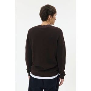 Matinique 30207195 lagoon 190912 chocolate brown - heren trui met crew neck