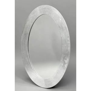 House Vitamin Mirror oval disco -silver 60x1x40cm