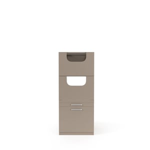 Wasophoogte Multifunctionele waskast module z16 perle taupe