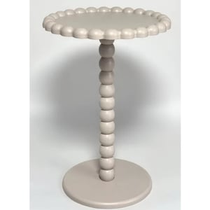 House Vitamin Side table round taupe mdf 38x55cm