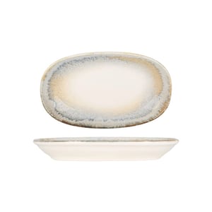 Bonna Serveerschaal knidos porselein 24x14 cm set van 2
