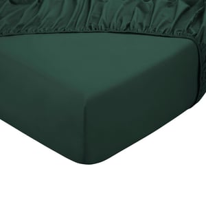 DoubleDry Hoeslaken 100% natuurlijk katoen eenpersoons 90x200 cm zacht &
