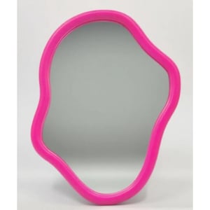 House Vitamin Mirror organic mdf neon pink 30x40cm