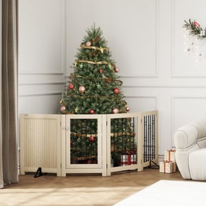 4goodz Opvouwbaar veiligheidshek voor huisdieren 205 cm breed en 70 cm hoog