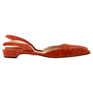 Paul Andrew Rhea 15 Slingback Flats i Orange Mocka
