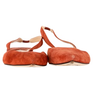 Paul Andrew Rhea 15 Slingback Flats i Orange Mocka