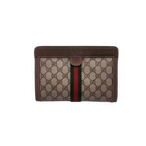 Gucci Vintage stoffen clutch Ophidia