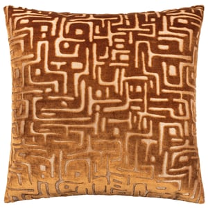Hoem Soren Cut Velvet Feather Filled Cushion