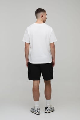 Basic Relaxed Fit Cargo Jersey Short
