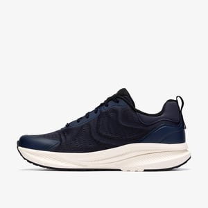Bolham Lace Navy Knit Trainers
