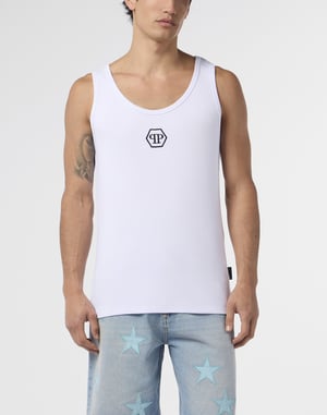 Cotton Tank Top Hexagon