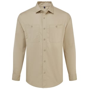 Premier Unisex Adult Utility 2.0 Service Shirt (Khaki Green)