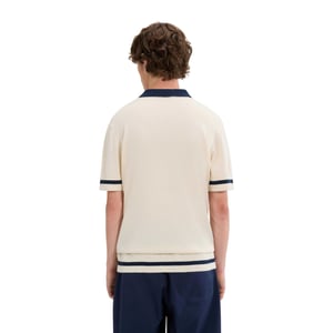 Ellesse Heren Tuccia Gebreide Poloshirt (Off White)