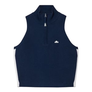 Ellesse Dames/Dames Surista Quarter Zip Top (Marine)