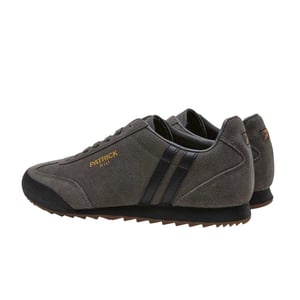 Patrick Mens Rio Suede Trainers (Charcoal/Black)
