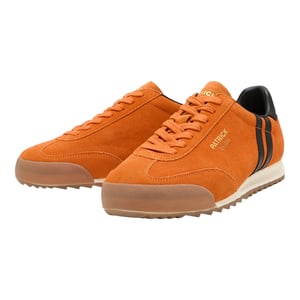 Patrick Mens Dijon Suede Running Trainers (Orange/Black)