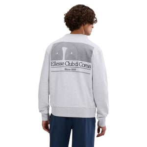 Ellesse Heren Club Di Corsa Sweatshirt (Lichtgrijs)
