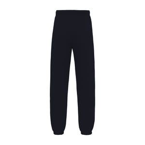 Fruit of the Loom Unisex Volwassen Iconische Premium Elastische Band Joggingbroek (Zwart)