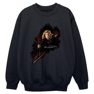 Harry Potter Meisjes Hermelien Vecht als een meisje Sweatshirt (Zwart)