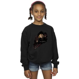 Harry Potter Meisjes Hermelien Vecht als een meisje Sweatshirt (Zwart)