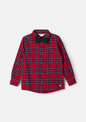 Camden Brushed Shirt with Bow Tie