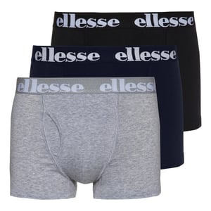 Ellesse Heren Hali Boxershorts (Set van 3) (Zwart/Grijs/Navy)
