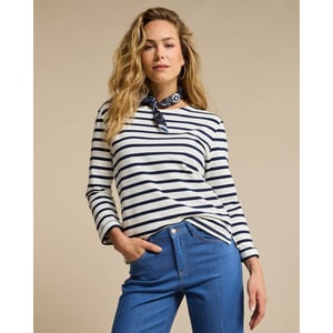 Red Button Top lange mouw srb4753a terry