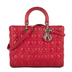 Lady Dior Large Handtas