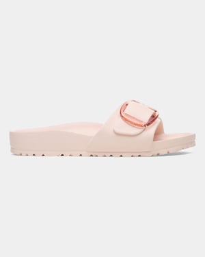 Madrid Big Buckle Sandals in Peach