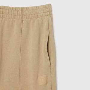 Women's Lacoste Badge Joggers in Cream