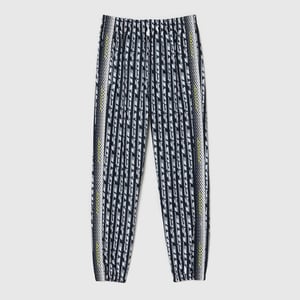 Women's Lacoste Logo Print Joggers in Black