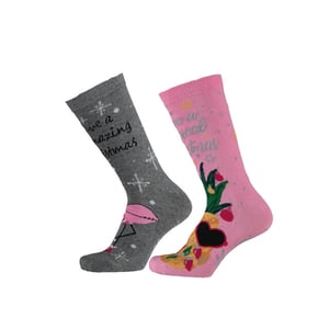Apollo 2-pack foute dames kerstsokken