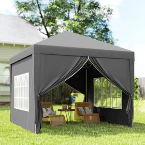 4goodz Partytent 3x3 m opvouwbaar met 4 zijwanden -