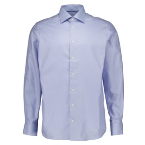 Eton Semi solid signature twill shirt lange mouw overhemden 100015103