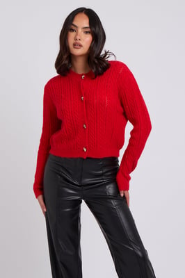 Wide Leg Pu Trouser