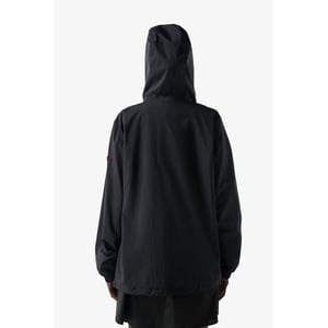 Hunter Hunter Packable Rain Unisex Adults Black Rain Jacket