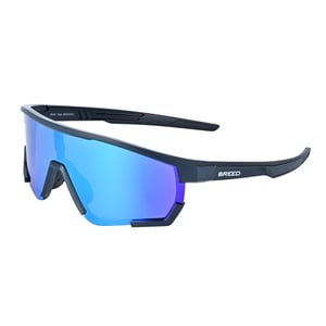 Breed Vega gepolariseerde zonnebril - Zwart/Blauw