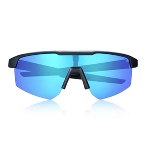 Breed Nyxon gepolariseerde zonnebril - Zwart/Blauw