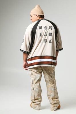 Forest Camo Multi Cargo Slim Flared Jeans