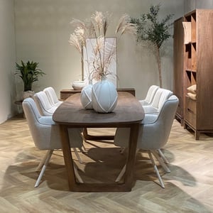 Livingfurn eetkamertafel cortez - mangohout 200 cm