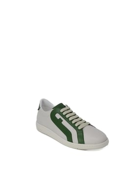 Lage leren sneakers