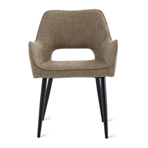 Multifurn 2x eetkamerstoel ray stof taupe
